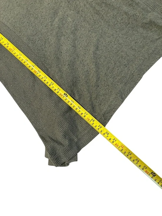 White House black market waterfall wrapped knit cardigan sweater s olive green - Picture 6 of 7